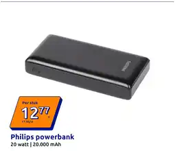 Action Philips powerbank aanbieding