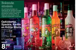 Sligro Opkickertje Speckie Kersie en Krijtje Shots aanbieding