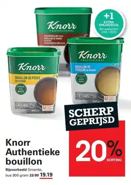Sligro Knorr Authentieke bouillon aanbieding
