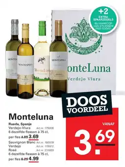 Sligro Monteluna aanbieding
