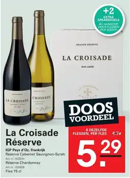 Sligro La Croisade Réserve aanbieding