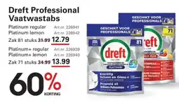 Sligro Dreft Professional Vaatwastabs aanbieding