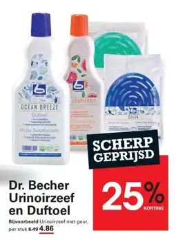 Sligro Dr. Becher Urinoirzeef en Duftoel aanbieding