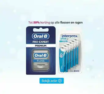 Plein.nl Oral-B Pro Expert Premium Of Interprox Plus Flossen En Ragen Tot 50% Korting aanbieding