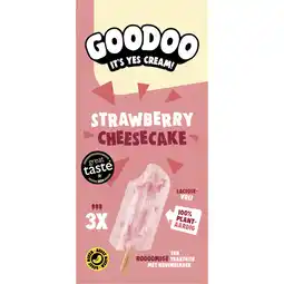 Albert Heijn Goodoo Strawberry cheesecake aanbieding
