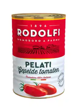 Albert Heijn Rodolfi Pelati gepelde tomaten aanbieding