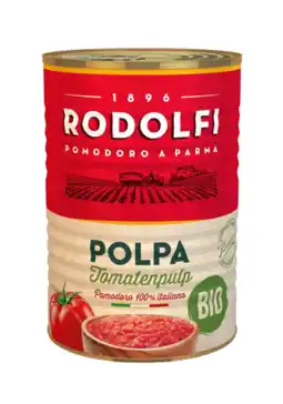 Albert Heijn Rodolfi Polpa tomatenpulp bio aanbieding