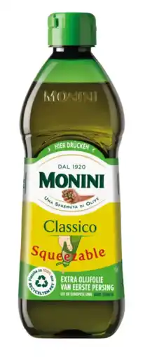 Albert Heijn Monini Classico olijfolie knijpfles aanbieding