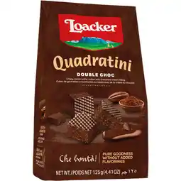 Albert Heijn Loacker Quadratini double choc aanbieding