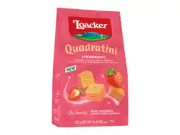 Albert Heijn Loacker Quadratini strawberry aanbieding