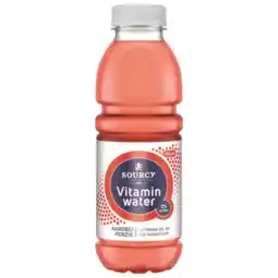 Albert Heijn Sourcy Vitaminwater aardbei perzik aanbieding