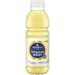 Albert Heijn Sourcy Vitaminwater witte druif citroen aanbieding