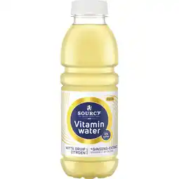Albert Heijn Sourcy Vitaminwater witte druif citroen aanbieding