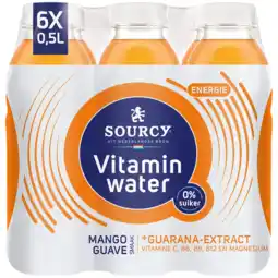 Albert Heijn Sourcy Vitaminwater mango guave 6-pack aanbieding