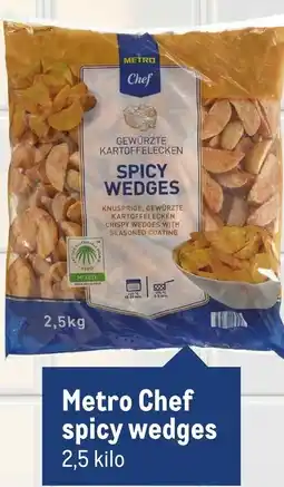 Makro Metro Chef spicy wedges aanbieding