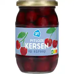 Albert Heijn AH Pitloze kersen op siroop aanbieding