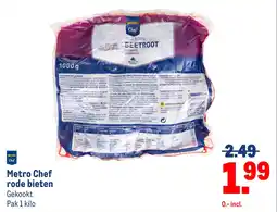 Makro Metro chef rode bieten aanbieding