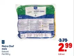 Makro Metro chef mais aanbieding