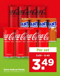 PLUS Coca-Cola en Fanta aanbieding