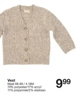 Zeeman Vest aanbieding
