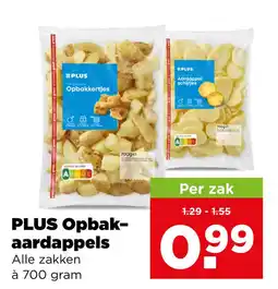 PLUS Plus opbak-aardappels aanbieding