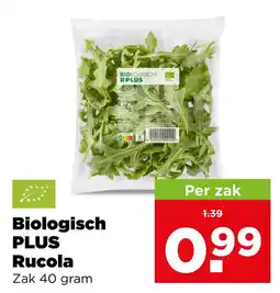 PLUS Biologisch plus rucola aanbieding