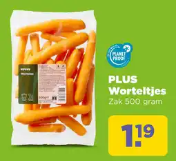 PLUS Plus worteltjes aanbieding