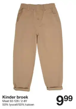 Zeeman Kinder broek aanbieding