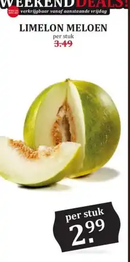 Coop Limelon meloen aanbieding