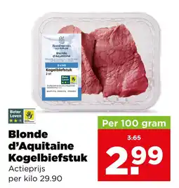 PLUS Blonde d'aquitaine kogelbiefstuk aanbieding
