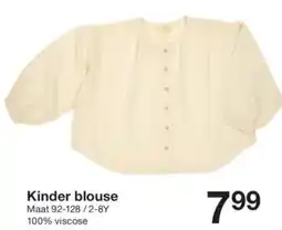 Zeeman Kinder blouse aanbieding