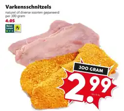 Coop Varkensschnitzels aanbieding
