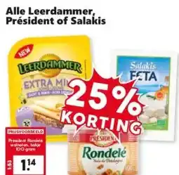 Coop Alle Leerdammer, Président of Salakis aanbieding