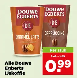 PLUS Alle douwe egberts ijskoffie aanbieding