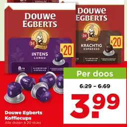PLUS Douwe Egberts Koffiecups aanbieding