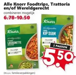Coop Alle knorr foodtrips, trattoria en/of wereldgerecht aanbieding
