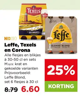 PLUS Leffe, Texels en Corona aanbieding