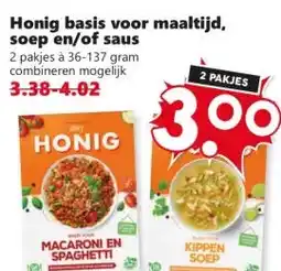 Coop Honig basis voor maaltijd, soep en/of saus aanbieding