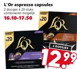Coop L'or espresso capsules aanbieding
