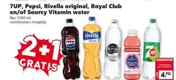 Coop 7up, pepsi, rivella original, royal club en/of sourcy vitamin water aanbieding