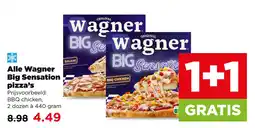PLUS Alle wagner big sensation pizza's aanbieding