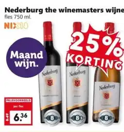 Coop Nederburg the winemasters wijnen aanbieding