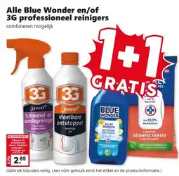 Coop Alle blue wonder en/of 3g professioneel reinigers aanbieding