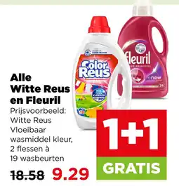 PLUS Alle witte reus en fleuril aanbieding