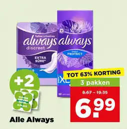 PLUS Alle always aanbieding