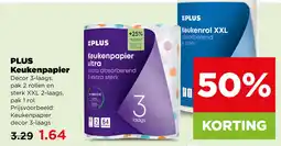 PLUS Plus keukenpapier aanbieding