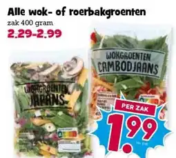 Boon`s Markt Alle wok- of roerbakgroenten aanbieding