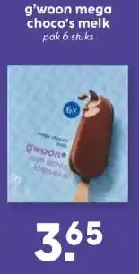 Boon`s Markt g'woon mega choco's melk aanbieding