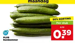 PLUS Plus komkommer aanbieding