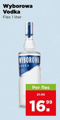 PLUS Wyborowa vodka aanbieding